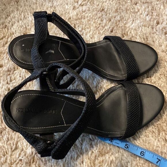 Kendall & Kyle Women's Black Sandal Stiletto’s Size 9M - Picture 10 of 13